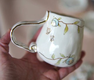 Pastel Floral Petite Mug II