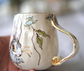 "Rabbit Bleu" Petite Mug