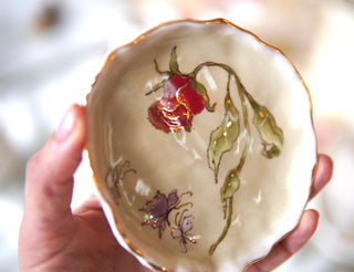 "Moody Rose" Petite Trinket Dish