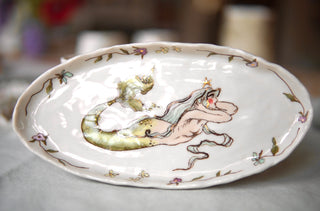 "Mermaid" Oblong Trinket Dish