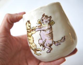 Dancing Kitties Petite Mug