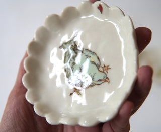 Blue Bird Trinket Dish