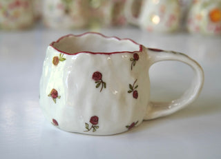 Little Red Roses Petite Mug