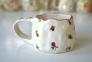 Little Red Roses Petite Mug