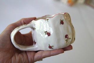 Little Red Roses Petite Mug