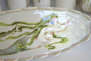 La Petite Sirene Chartreuse Serving Platter