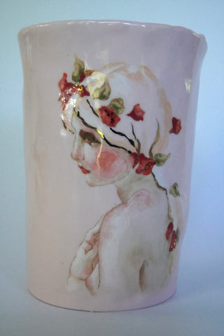 Girl Pink Large Vessel