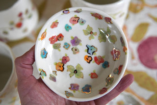 Bright Flowers Petite Trinket Dish