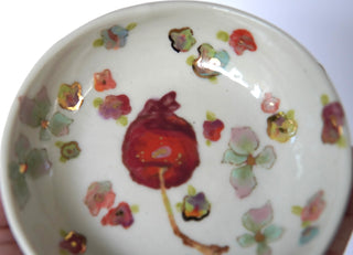 Cherry with Flowers Petite Trinket Dish