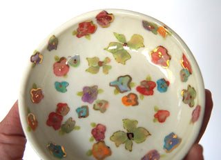 Bright Flowers Petite Trinket Dish