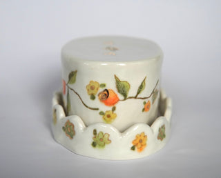 Yellow Roses Butter Dish