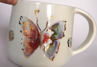 Rainbow Butterfly Mug