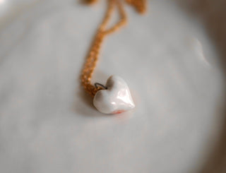 Painted Heart Face Charm