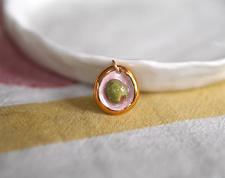 Sculpted Olive Pendant