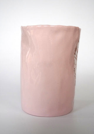 Lazy Kitty Large Pink Vessel