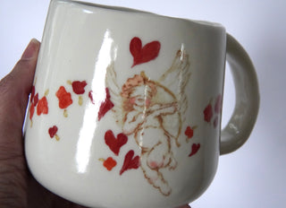 Cupid with Blindfold Large Mug