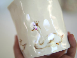 Swans Large Vessel/Vase